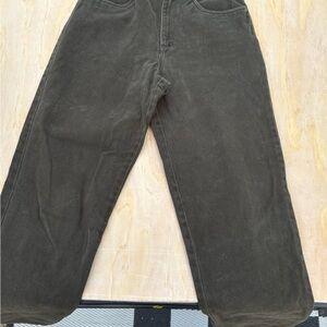 Woman’s Ralph Lauren dark green jeans